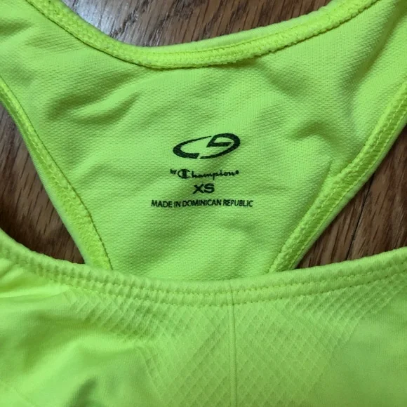 Champion C9 neon green sports bra - Picture 3 of 3